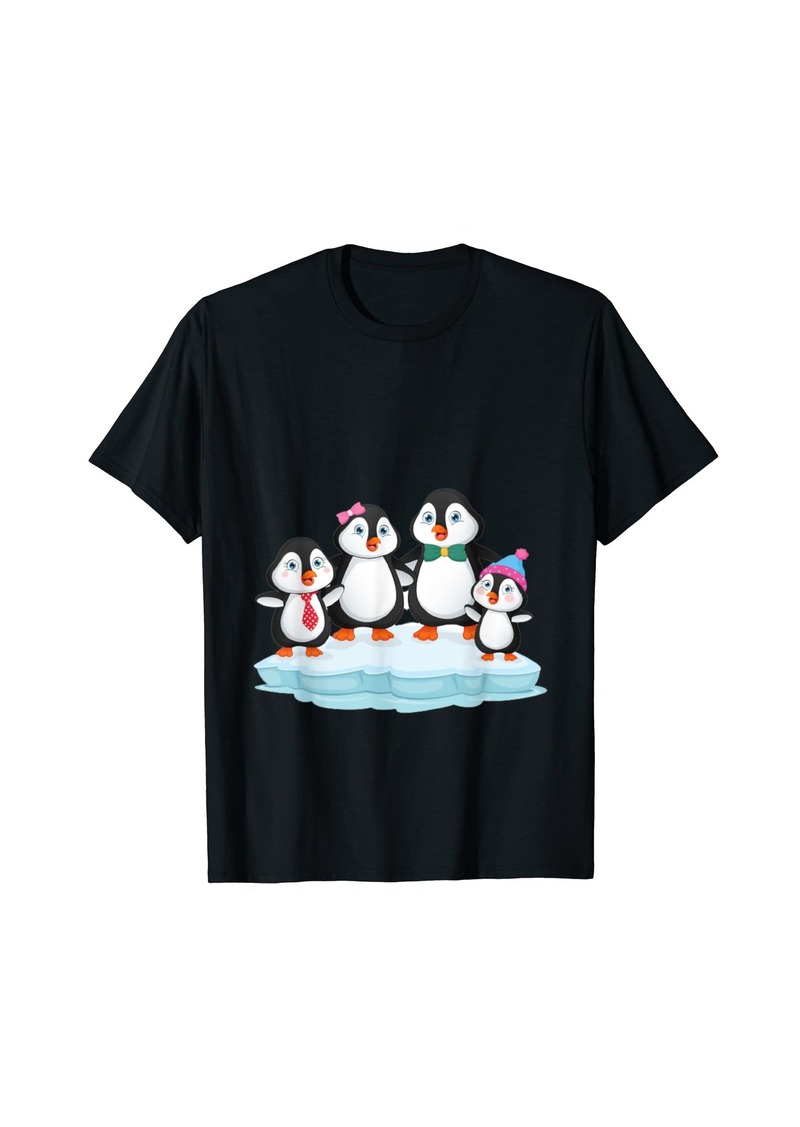 Original Penguin penguin family love gift christmas birthday T-Shirt