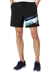 Original Penguin Performance Printed Color-Block Tennis Shorts