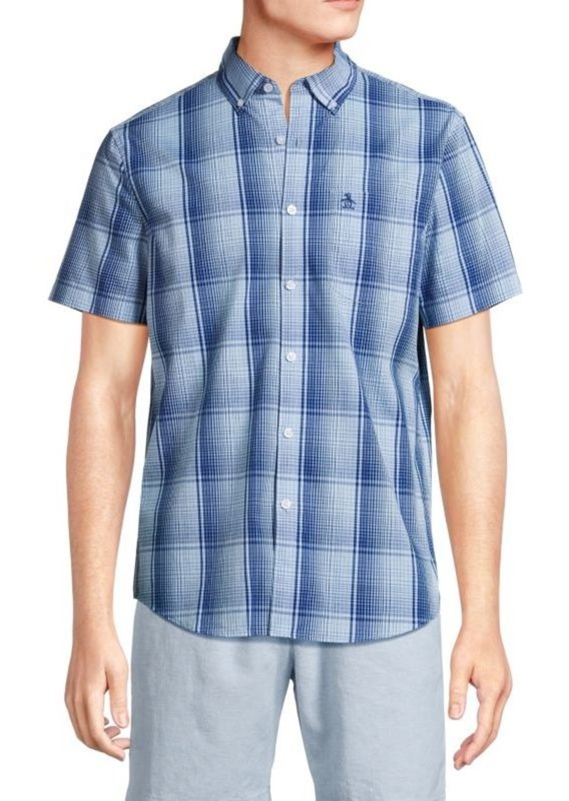 Original Penguin Plaid Button Down Shirt