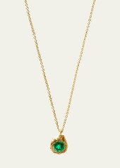 Orit Elhanati Elhanati Evie 18K Gold Emerald Nugget Pendant Necklace