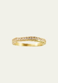 Orit Elhanati Elhanati Paloma Moon Ring in 18K Solid Yellow Gold with Top Wesselton VVS Diamonds
