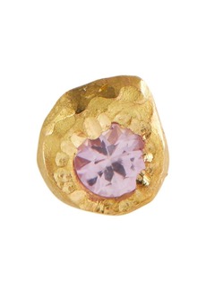Orit Elhanati Palmira 18kt gold single earring with pink sapphire
