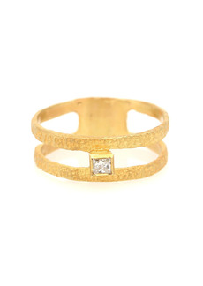Orit Elhanati Roxy Fine Graphic 18kt gold ring with diamond
