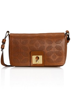 Orla Kiely Sixties Stem Punched Leather Robin Bag