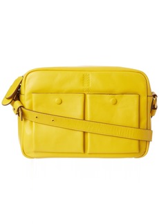 Orla Kiely Soft Simple Pocket Leather Rosie Bag