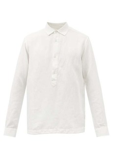 Orlebar Brown - Caspian Cotton And Linen-twill Popover Shirt - Mens - Cream