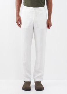 Orlebar Brown - Cornell Slubbed-linen Trousers - Mens - Off White