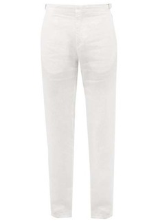 Orlebar Brown - Griffon Side-adjuster Linen-twill Trousers - Mens - Cream