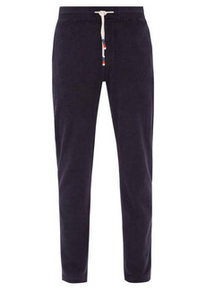 Orlebar Brown - Quentin Cotton-terry Trousers - Mens - Navy