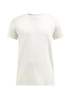 Orlebar Brown - Sammy Garment-dyed Cotton-slub T-shirt - Mens - Cream