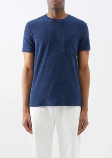 Orlebar Brown - Slubbed Cotton-terry T-shirt - Mens - Navy