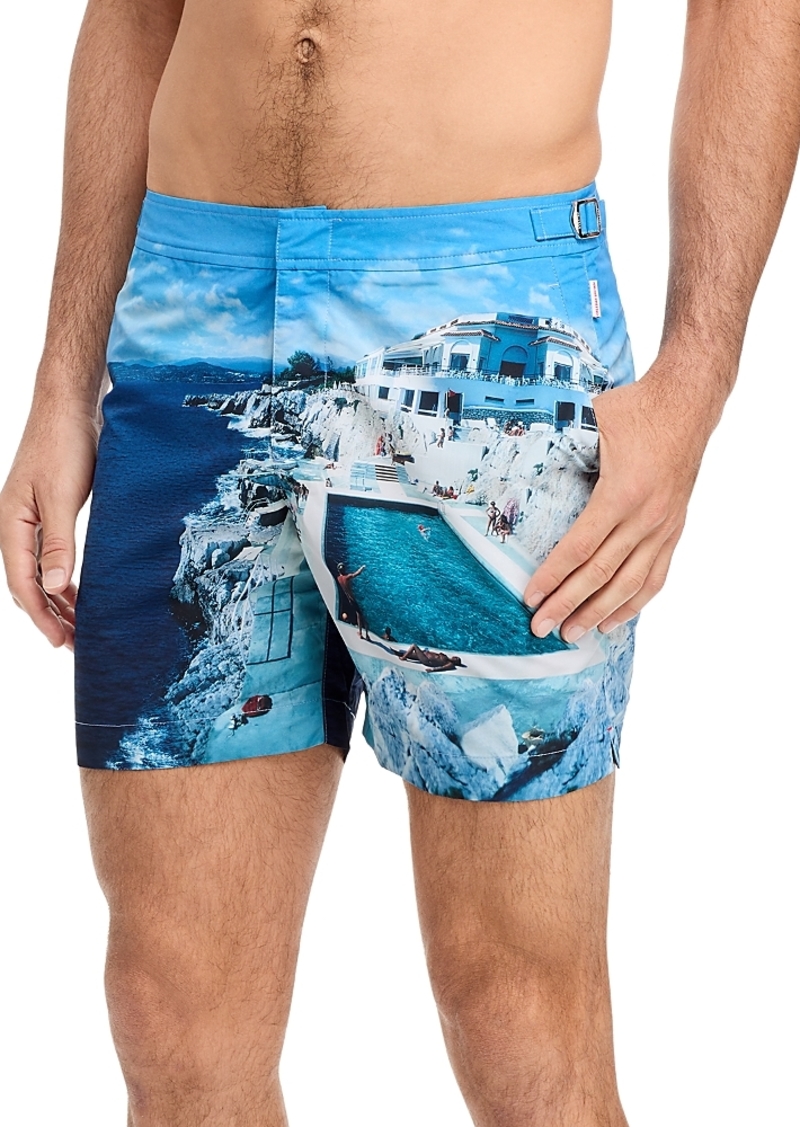 Orlebar Brown Bulldog Hulton Getty Photo Print Regular Fit 6 Swim Trunks