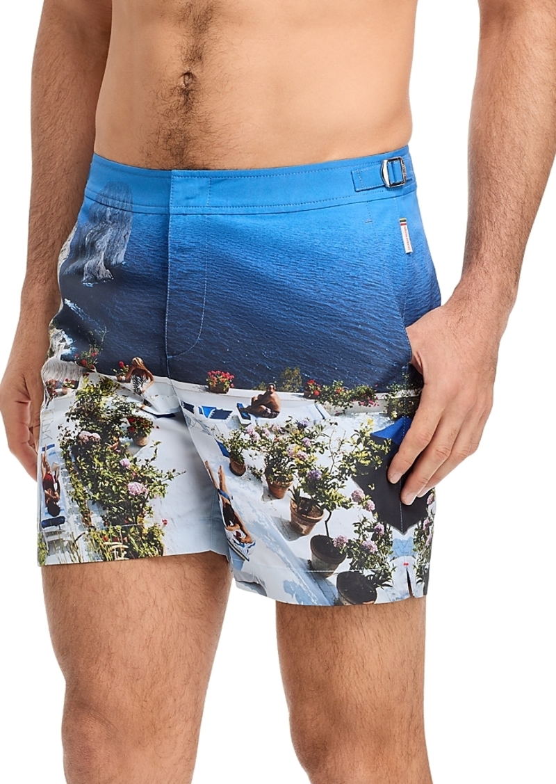 Orlebar Brown Bulldog Photographic Regular Fit Swim Trunks