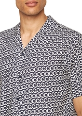 Orlebar Brown Hibbert Lacuna Button Front Short Sleeve Shirt