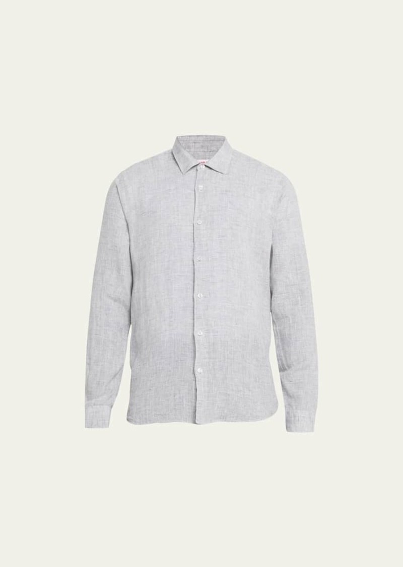 Orlebar Brown Men's Linen Button-Down Shirt