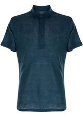Orlebar Brown pointed-collar cotton polo shirt