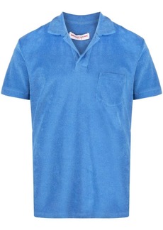 Orlebar Brown short-sleeved terry-cloth polo shirt