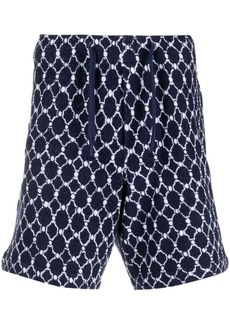 Orlebar Brown Trevone geometric-pattern terry-cloth shorts