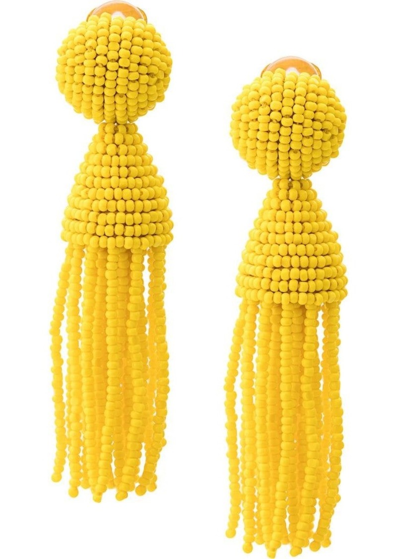 beads drape earrings