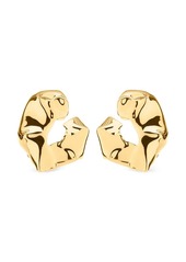 Oscar de la Renta Box hoop earrings