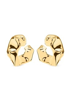 Oscar de la Renta Box hoop earrings