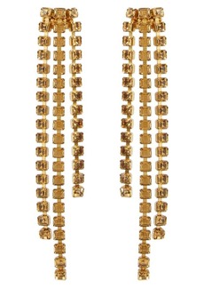 Oscar de la Renta Crystal-embellished earrings