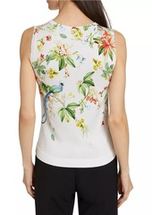 Oscar de la Renta Floral & Fauna Tank