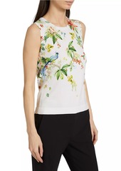 Oscar de la Renta Floral & Fauna Tank