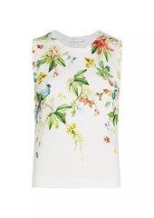 Oscar de la Renta Floral & Fauna Tank