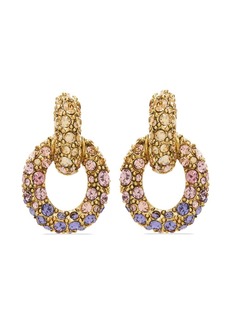 Oscar de la Renta Fortuna crystal-embellished earrings