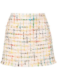 Oscar de la Renta high-waisted tweed mini skirt