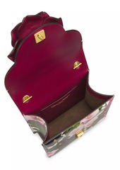 Oscar de la Renta Hollyhock Leather Mini Tro Bag