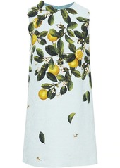 Oscar de la Renta lemon-print shift dress