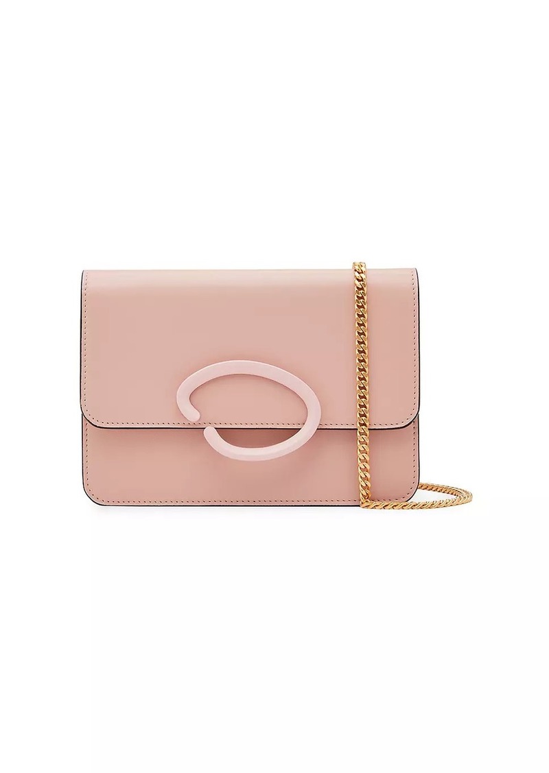 Oscar de la Renta O Leather Pouchette