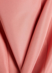 Oscar de la Renta - Appliquéd mikado dress - Pink - US 2