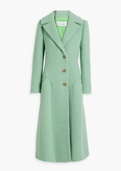 Oscar de la Renta - Brushed-felt coat - Green - US 0