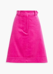 Oscar de la Renta - Cotton-corduroy mini skirt - Pink - US 2