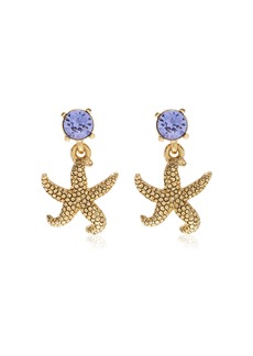 Oscar de la Renta - Crystal Starfish Earrings - Blue - OS - Moda Operandi - Gifts For Her