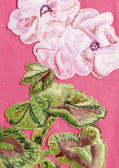Oscar de la Renta - Embroidered wool cardigan - Pink - L