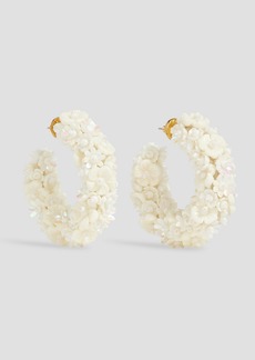 Oscar de la Renta - Faux pearl earrings - White - OneSize