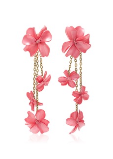 Oscar de la Renta - Floral Earrings - Pink - OS - Moda Operandi - Gifts For Her