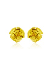 Oscar de la Renta - Gardenia Plexy Earrings - Yellow - OS - Moda Operandi - Gifts For Her
