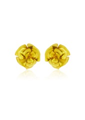 Oscar de la Renta - Gardenia Plexy Earrings - Red - OS - Moda Operandi - Gifts For Her