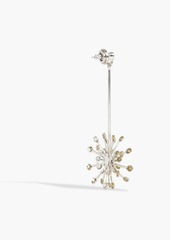 Oscar de la Renta - Silver-tone crystal earrings - Metallic - OneSize