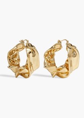 Oscar de la Renta - Gold-tone hoop earrings - Metallic - OneSize