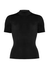 Oscar de la Renta - Knit Silk-Blend Top - Black - M - Moda Operandi