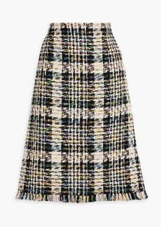 Oscar de la Renta - Metallic bouclé-tweed skirt - Multicolor - US 4