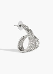 Oscar de la Renta - Silver-tone crystal earrings - Metallic - OneSize