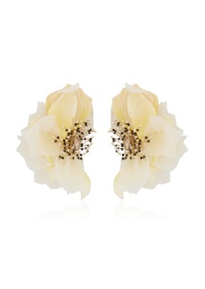 Oscar de la Renta - Stretched Petal Earrings - White - OS - Moda Operandi - Gifts For Her