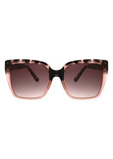 Oscar de la Renta 52mm Butterfly Sunglasses in Black Blush at Nordstrom Rack